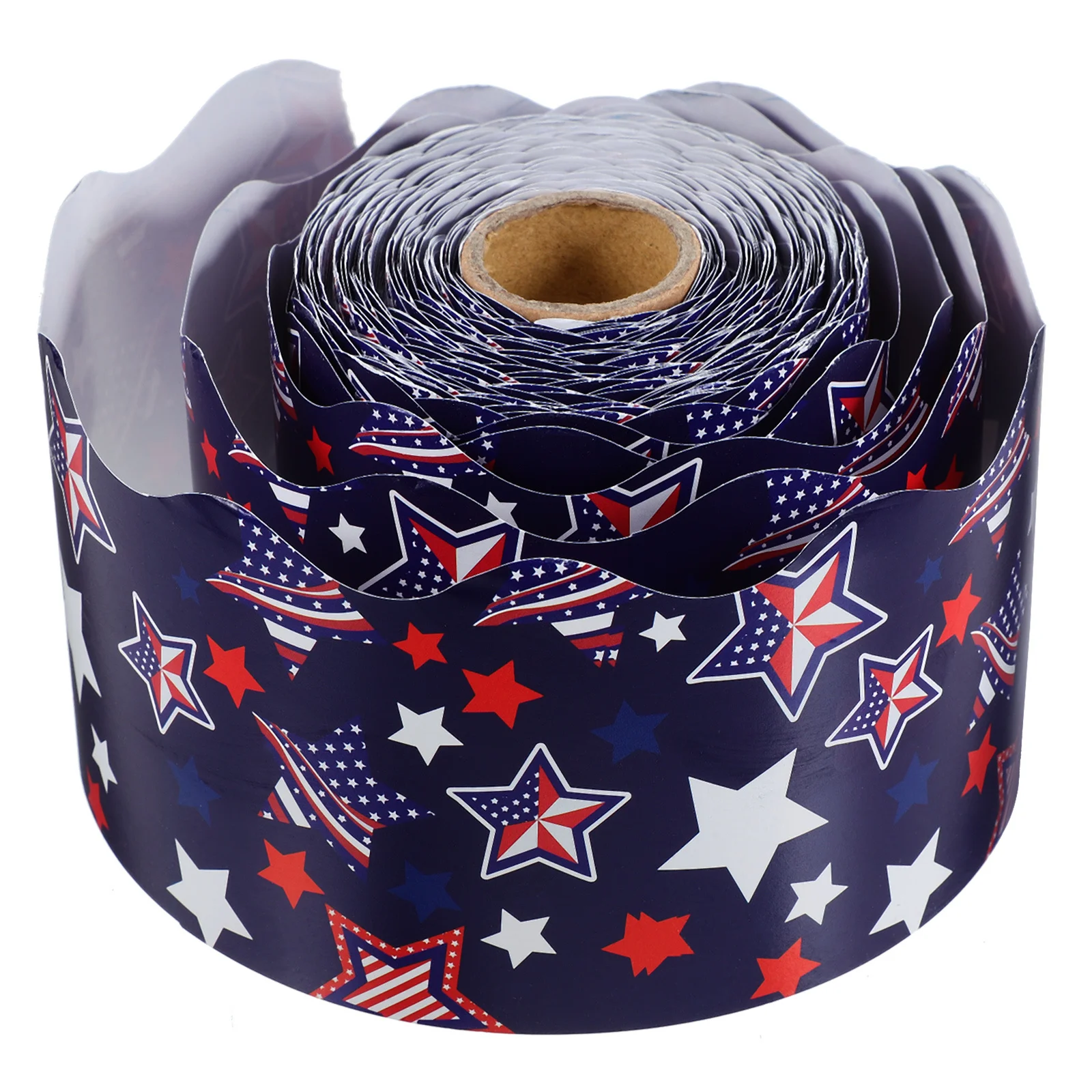 1 لفة لوحة إعلانات قابلة للقص على الحدود ملصق مزخرف ورقي للفصول الدراسية ونافذة باب المكتب والسبورة البيضاء