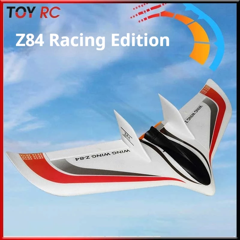 

Z84 Треугольное крыло Flying Wing Racing Высокоскоростная модель самолета с дистанционным управлением Фиксированное крыло Размах крыльев с защитой от падения 840 мм