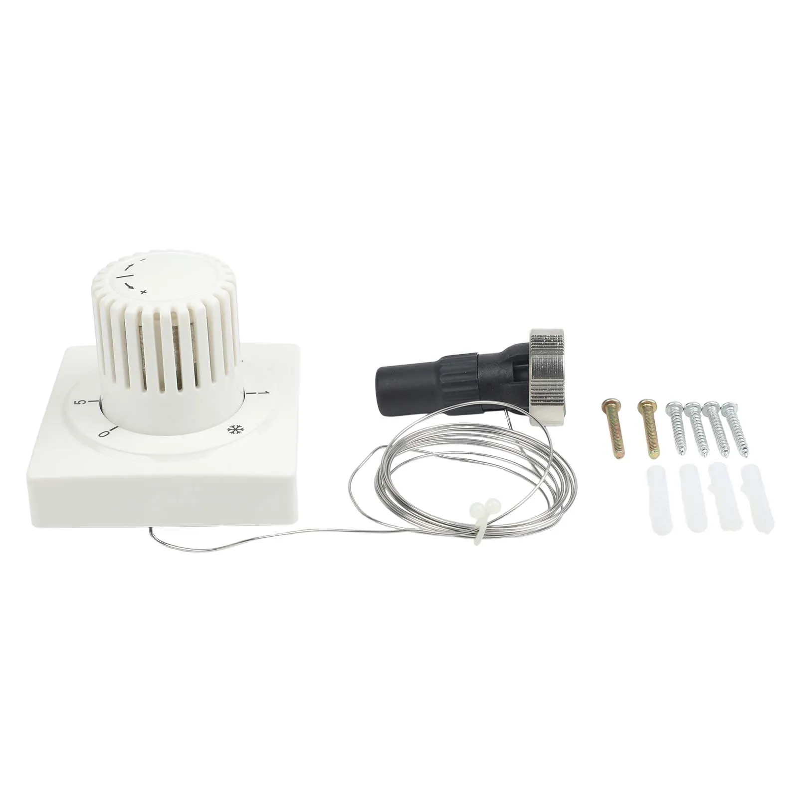 Flexible Capillary Tube Thermostat Radiator Valves Radiator Adapter Thermostat Head Capillary Tube Locking Function