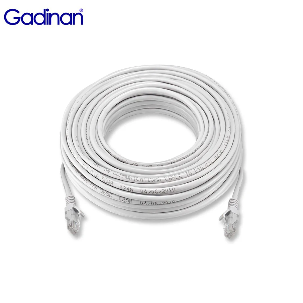 

100M/50M/30M/20M/10M/5M CAT5 Cat5e Ethernet Network Cable RJ45 Line Internet LAN Cord for IP PoE Security Camera System Kit