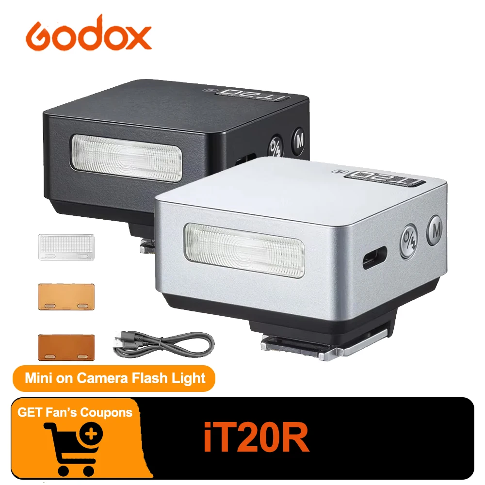 Godox iT20 R TTL Mini Flash iFlash Câmera Flash Magnético On-camera Flash compatível com Ricoh Pentax P-TTL