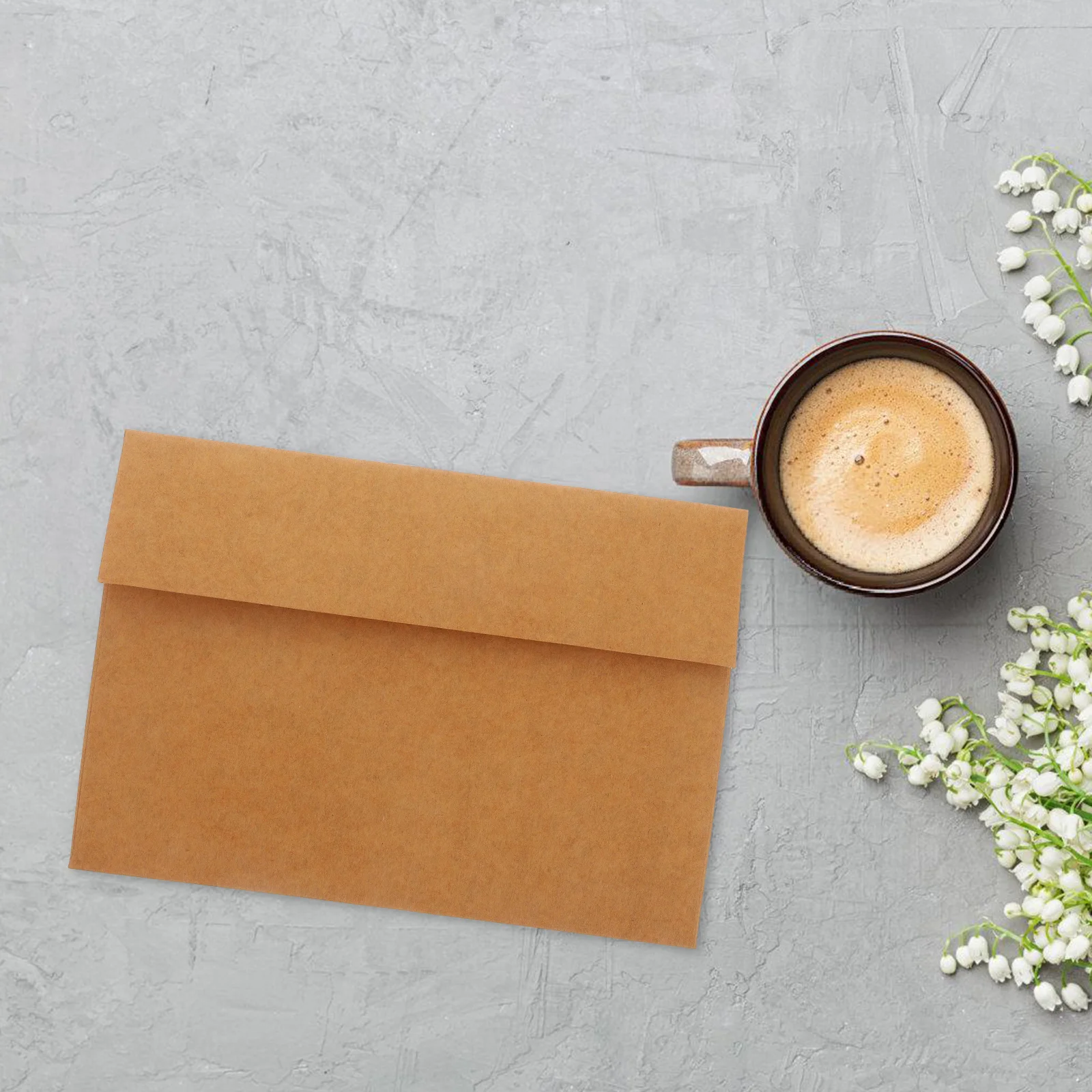 50pcs Self Seal Envelopes Thick Opaque Paper For Invitations Greeting Cards Cash Coins Stickers Shower Wedding Birthday