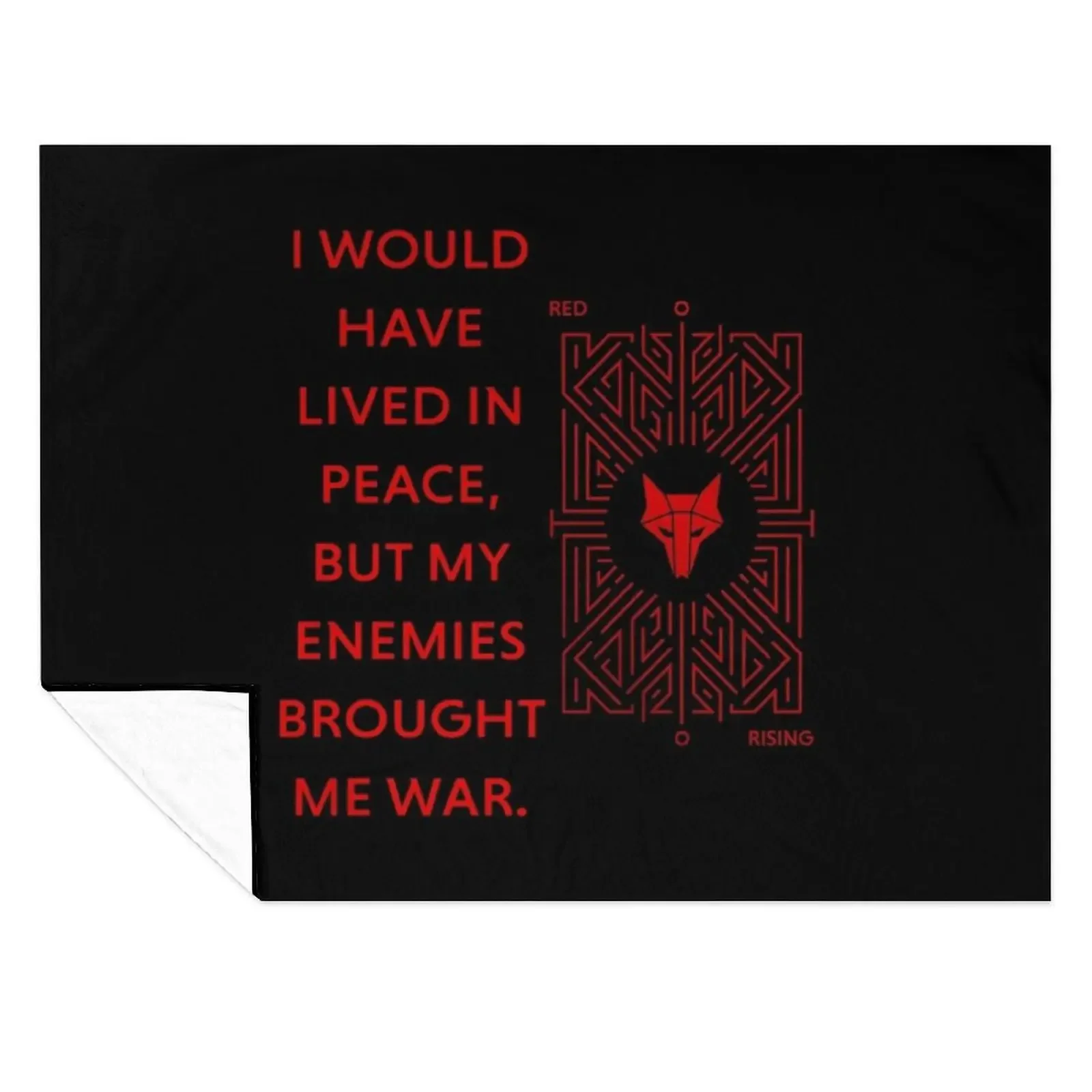 

Red Rising Throw Blanket Personalized Gift funny gift Decoratives anime Blankets