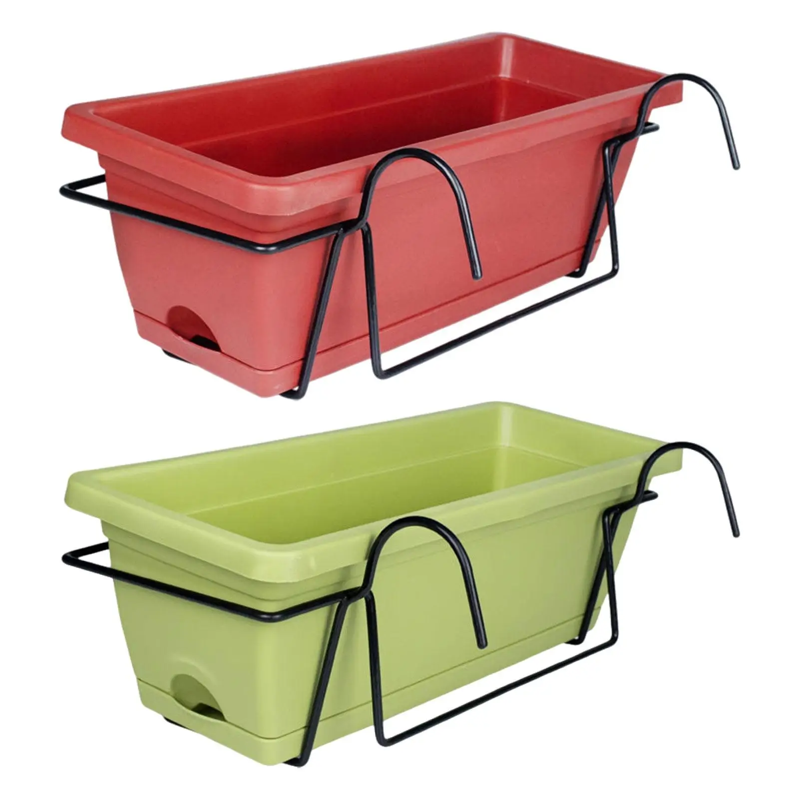 Balcony Railing Hanging Planter Plant Basket for Windowsill Porch Farmhouse