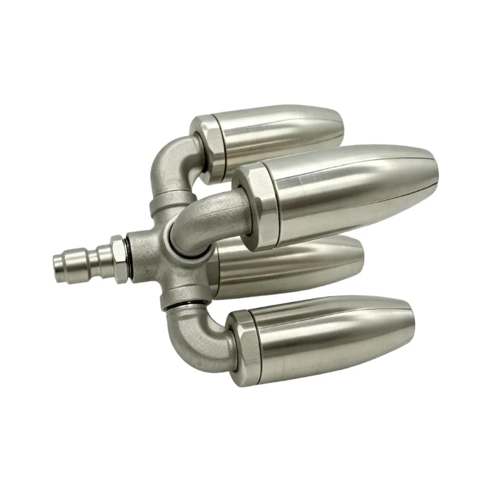 304 Stainless Steel Turbo Nozzle Set for Pressure Washers Rated up to 3600 PSI Compatible with 14 Inch Quick Connect Wands