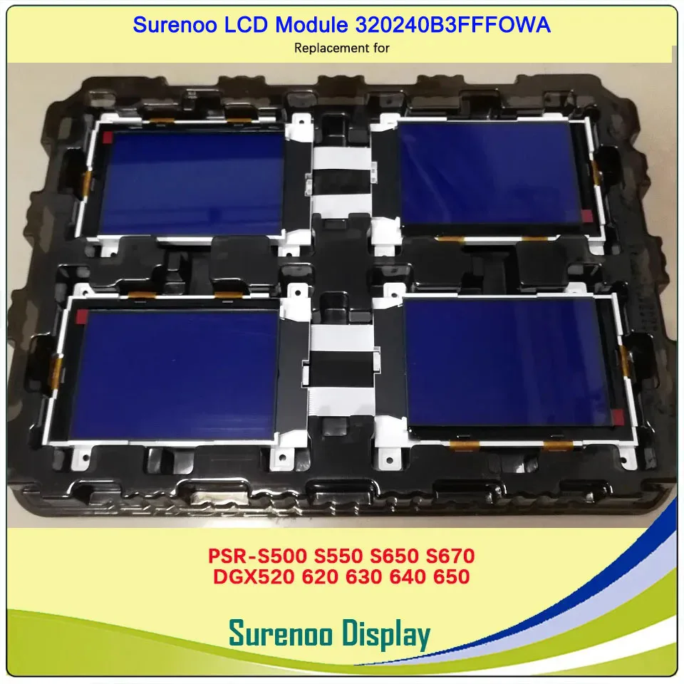 Imagem -06 - Substituição do Ecrã Lcd Surenono Ya-ma-ha Psr S500 S550 S650 S670 Dgx520 Dgx620 Dgx630 Dgx640 320240b3ffowa