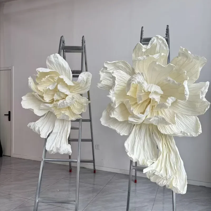 Large Artificial Wedding Flowers Plastic Simulation Bouquet for Window Display Mall Event Landscaping Indoor Outdoor Home