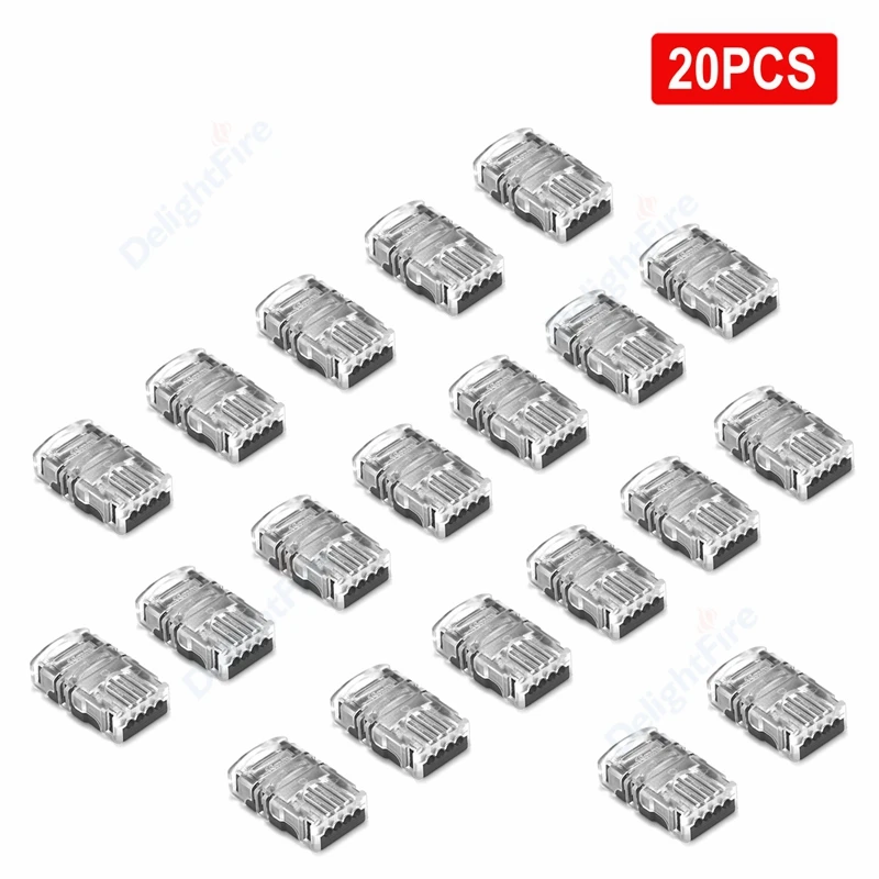 2/3/4/5/6 Pin LED Connector Terminal LED Strip Connectors For 8mm 10mm 12mm Waterproof WS2811 WS2812B 5050 3528 LED Strip Light