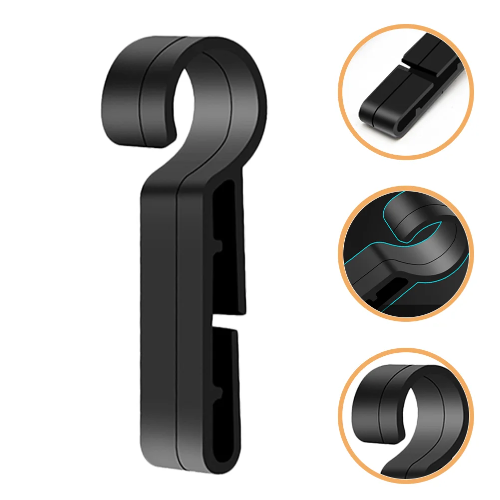 20 Pcs 안전 미끄럼 방지 버클 하드 모자 라이트 마운트 후크 헤드 라이트 Hardhat 야외 경량 Abs 클립 작업