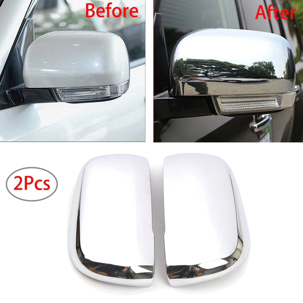 

Декоративные накладки на боковые зеркала заднего вида для Mitsubishi Pajero V80 V93 V95 V97 V98 2007-2021, аксессуары для стайлинга экстерьера автомобиля