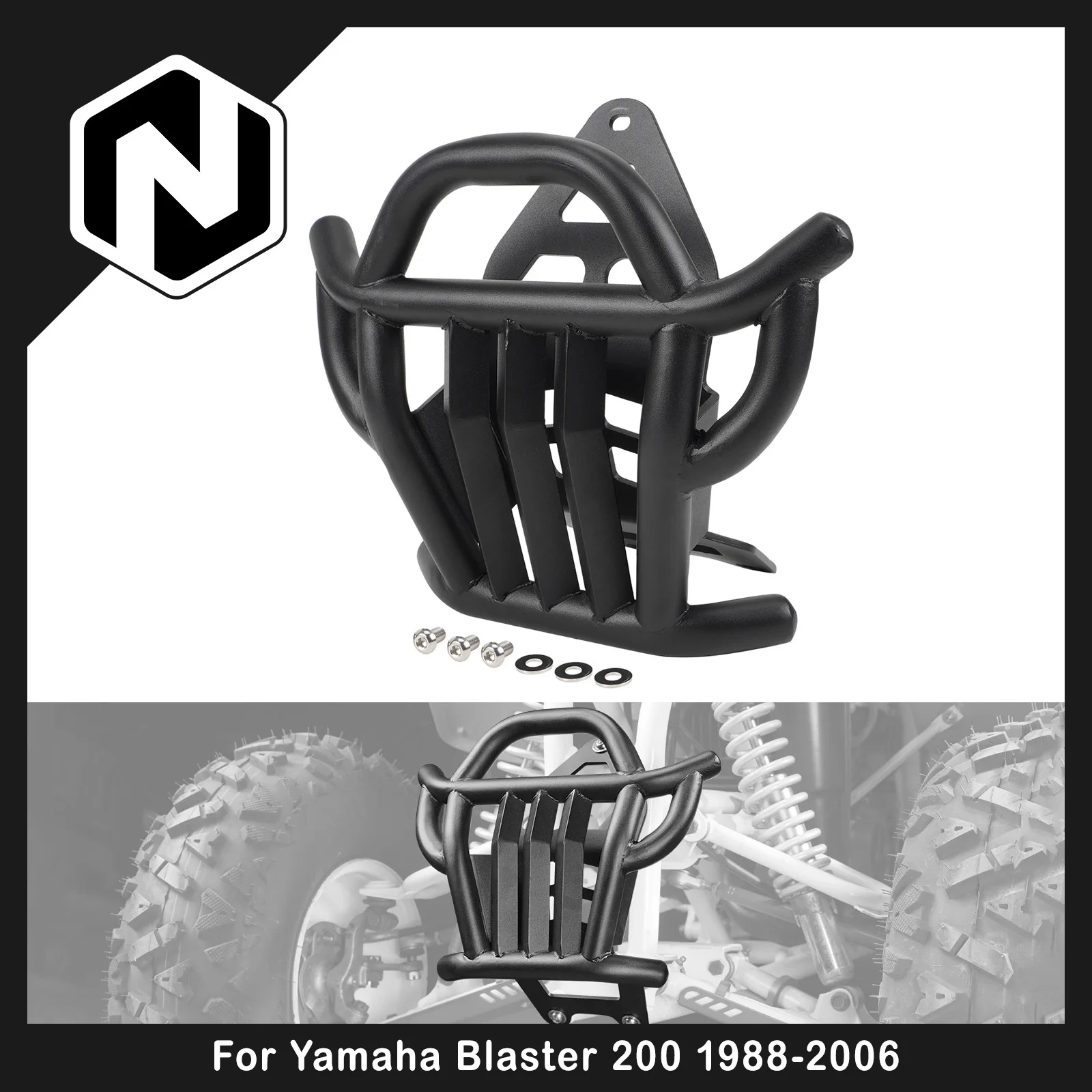 

Передний бампер для Yamaha Blaster 200 1988-2006, замена 3JM-2845N-30-00, NICECNC, алюминиевый сплав, защита переднего амортизатора для квадроцикла