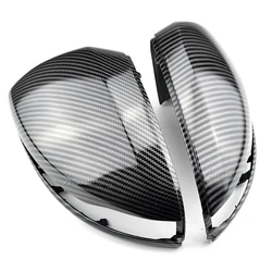 For Mercedes Benz C GLC S E Class W205 X253 W222 W213 W238 Replacement carbon Black Side Rearview Mirror Cover Caps Shell LHD