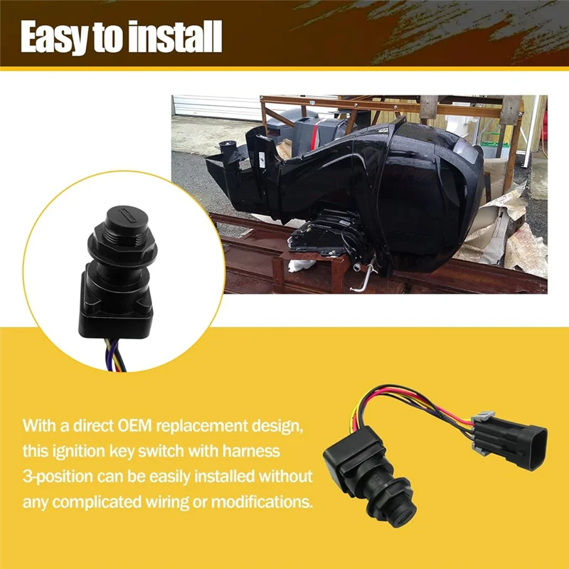 

Лидер продаж-переключатель зажигания с жгутом для Mercury Marine Quicksilver, подвесной мотор, лодки, ключ зажигания S