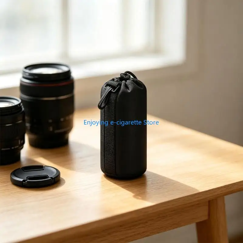 Weich gepolsterte Objektivtasche mit Clip-Neopren-Textur für die tägliche Aufbewahrung Ihrer Kameraausrüstung Y4QF – Detail 7