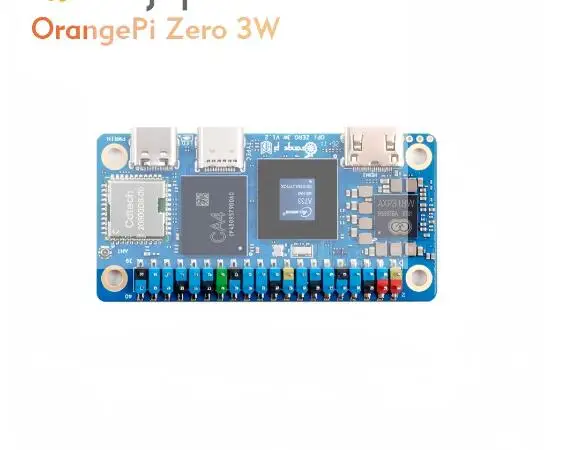 ForOrange Pi Zero 3W Development Board, Allwinner A733, Bluetooth 5.4, WiFi 6 Computer Peripheral