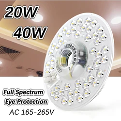 LED Panel Light Ceiling Lamp LED Module AC220V Round Replacement LED Light Board 20W 40W For Ceiling Lamp And Ceiling Fan lights