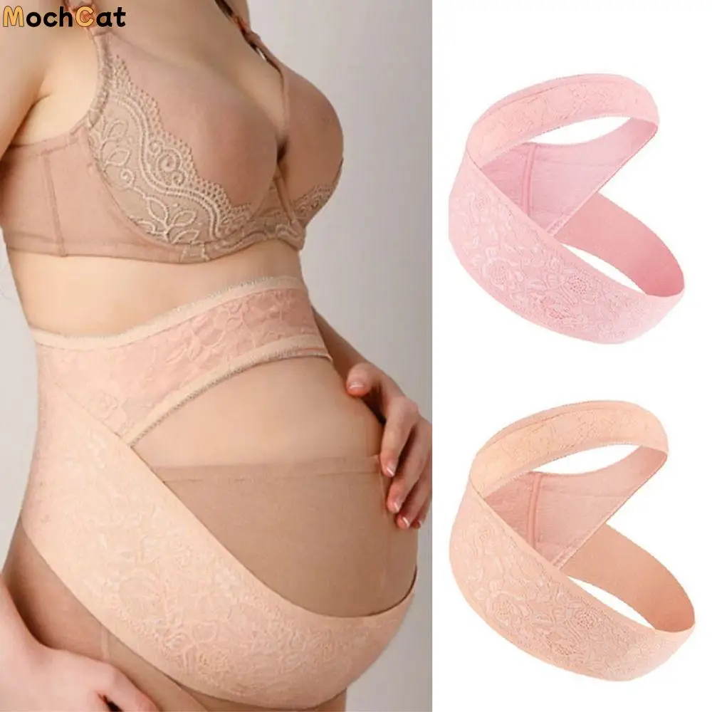 การดูแลก่อนคลอดคลอดบุตรเข็มขัดพยุงหน้าท้องปรับหน้าท้องตั้งครรภ์ Belly Bands ผ้ายืดหยุ่นทนทาน