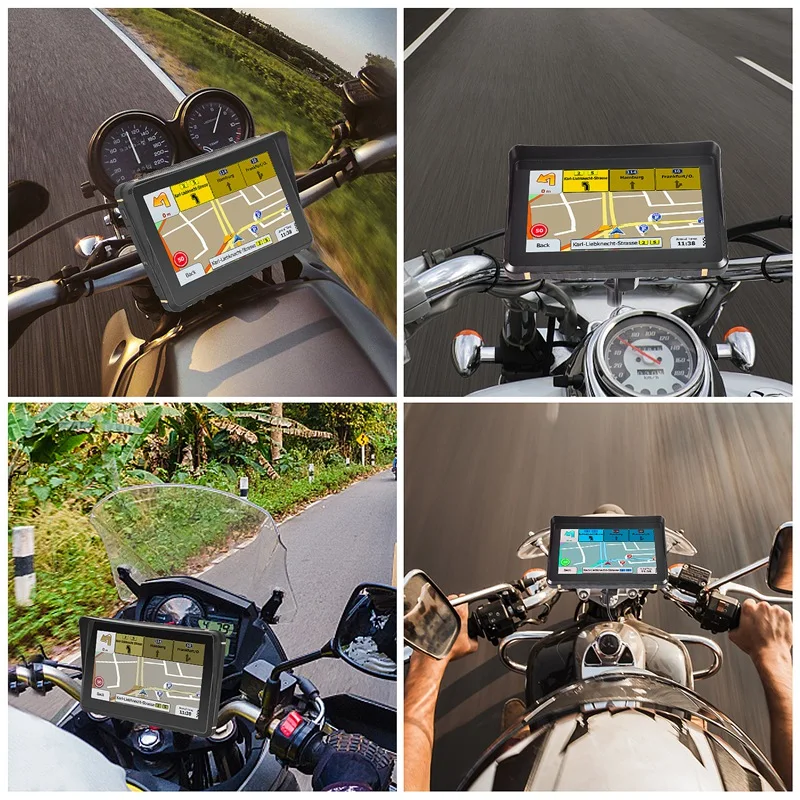 

Universal Gps Navigation For Motorcycle 7-Inch High-Definition Press Screen 8Gb 256Mb Navigation For Yamaha Honda Suzuki