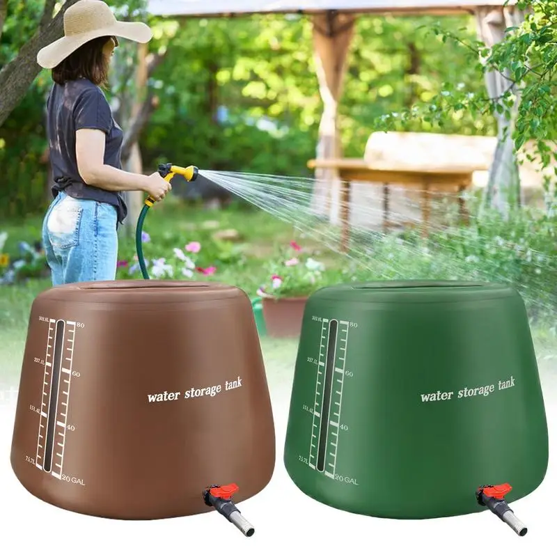 

Мягкий резервуар для хранения воды на 100 галлонов, складная сумка для воды, садовое надувное круглое ведро, контейнер для воды для выживания