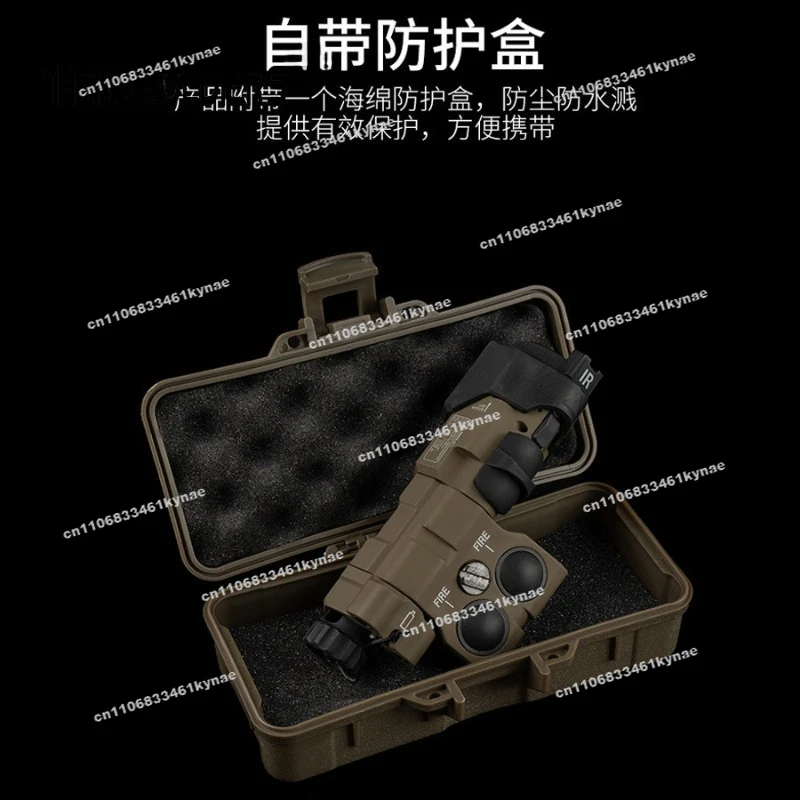 For Real CS Tactical Equipment with Laser Lighting Flashlight Can Be Interchanged Left and Right Video Shooting Dress Model