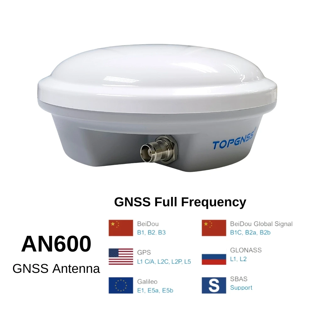 

IP67 high-precision agricultural surveying AN600 GNSS antenna magnet RTK GPS L1 L2 L5 Galileo Glonass BEIDOU roof GNSS TOPGNSS