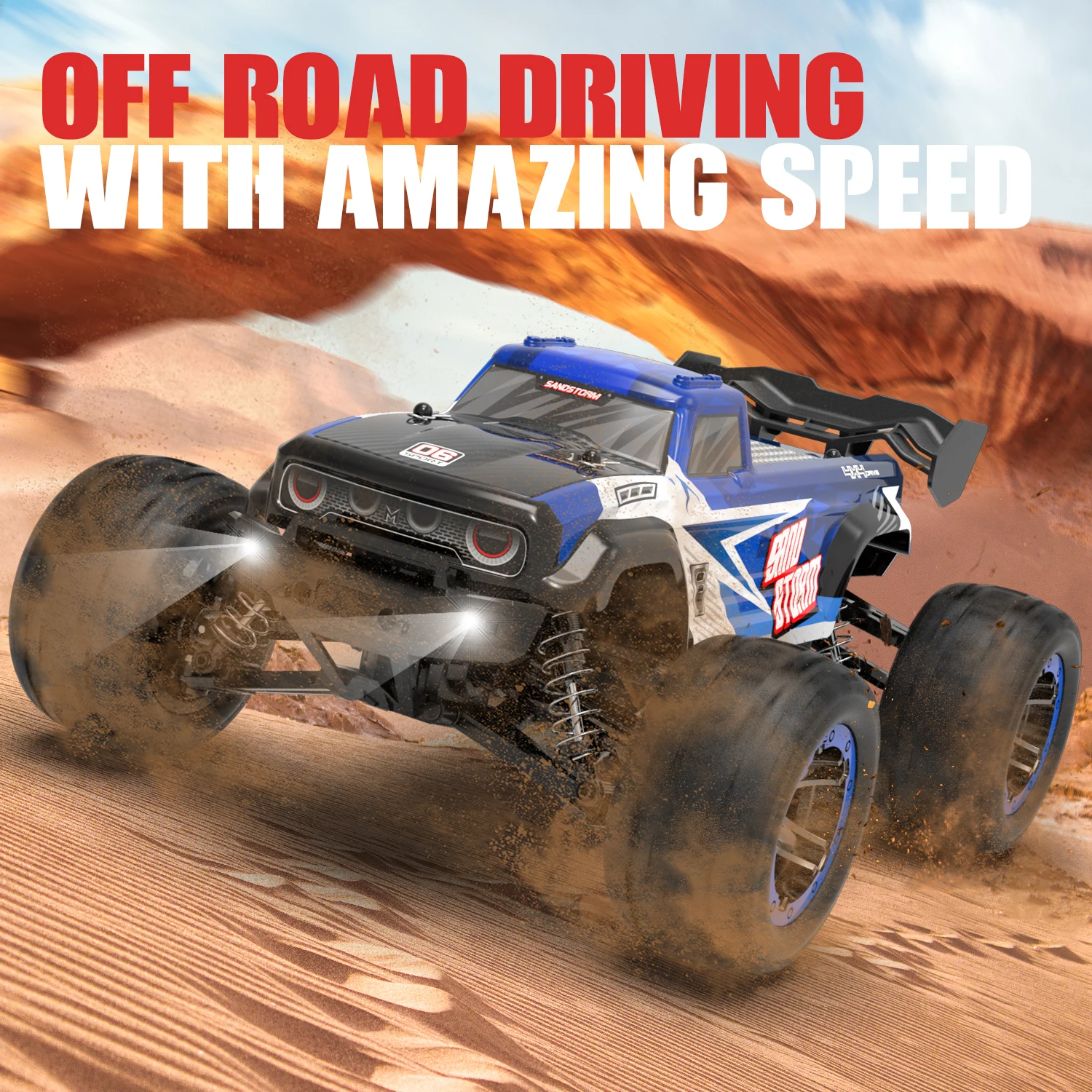 RACENT RCトラック 1:16 4x4 全地形対応 RCカー 40KPH 高速 ラジコンカー オフロード モンスタートラック 男の子向け