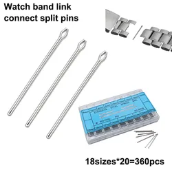 360 Watch Band Link Pins Watch Strap Links Beads Split Pin Connect Bar Hairpin Pin 13- 19 20 21 22 23mm Watchmaker Repair Tool