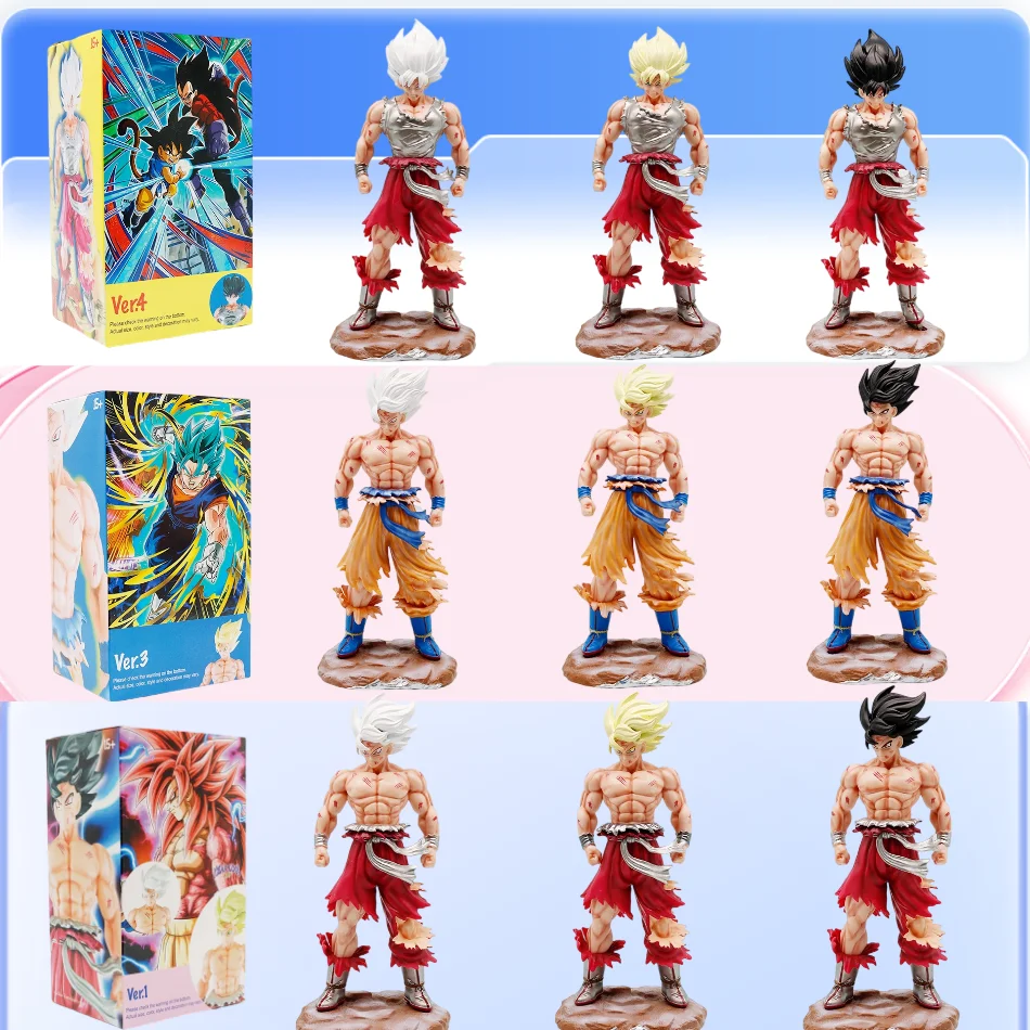 Hot Anime Dragon Ball Son Goku Super Saiyajin Figur 17 cm/6,69 in Goku DBZ Action Figur Modell Geschenke Sammlerfiguren für Kinder