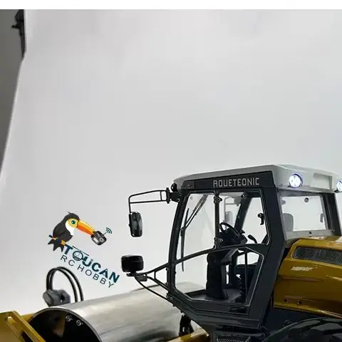 

LESU 1/14 RC Hydraulic Road Roller Metal Remote Control Model W/ Scraper Sound Light System Aoue-H13 DIY Toy Painted RTR