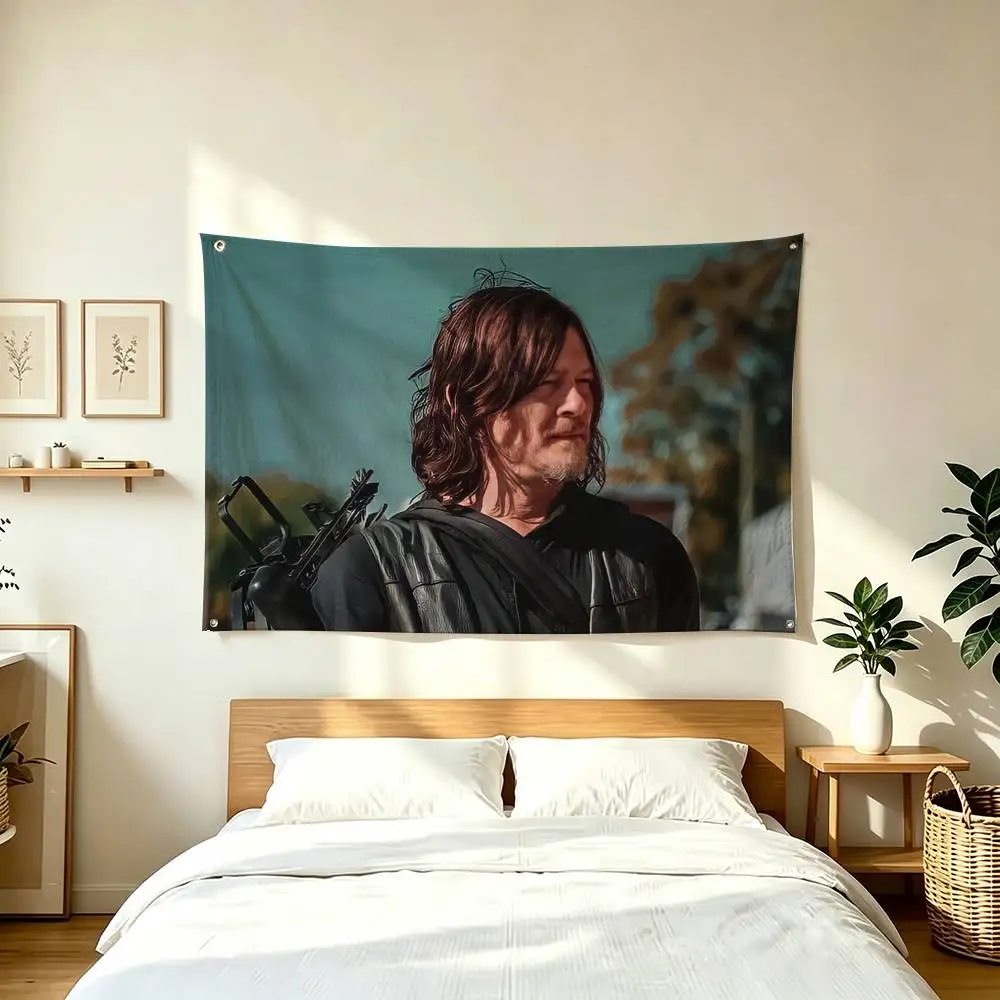 T-The Walking Dead Daryl Dixon  Flags Wall Hanging Tapestry Outdoor Garage Room Decorative flag Background Blanket