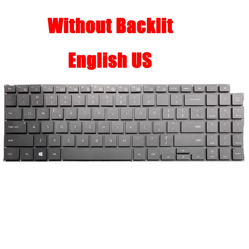 Laptop Keyboard For Samsung NP750TDA 750TDA English US United Kingdom UK/GB Korea KR With Backlit New