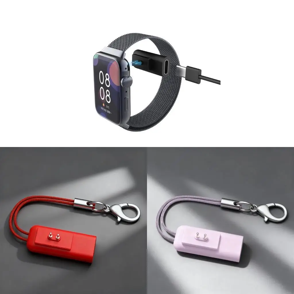 E1PF ABS Charging Adapters Connector For Band 8 9 10 Secure Charging Compact Design