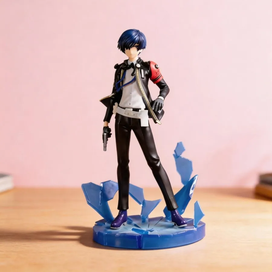 

Anime Persona 3 Yuuki Makoto (Protagonist) Figure 21cm Collectible Model Toy for Fans Decoration