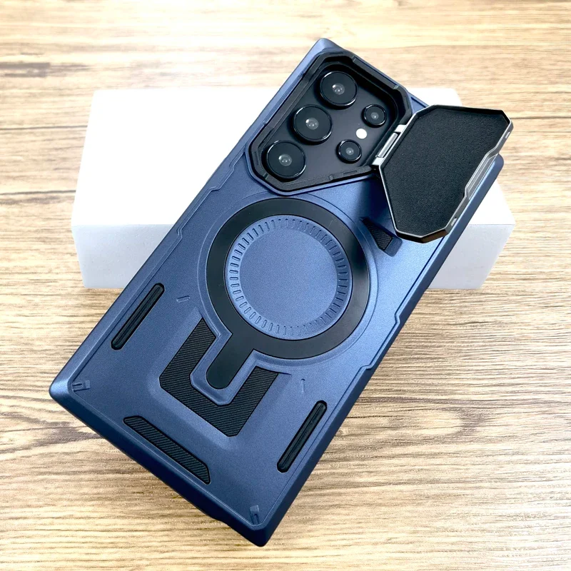 

Противоударный защитный чехол для Samsung Galaxy S26 S25 S24 S23 Ultra Plus FE A17 A56 A36 A16 A26 A15 A55 A35 5G с поддержкой Magsafe