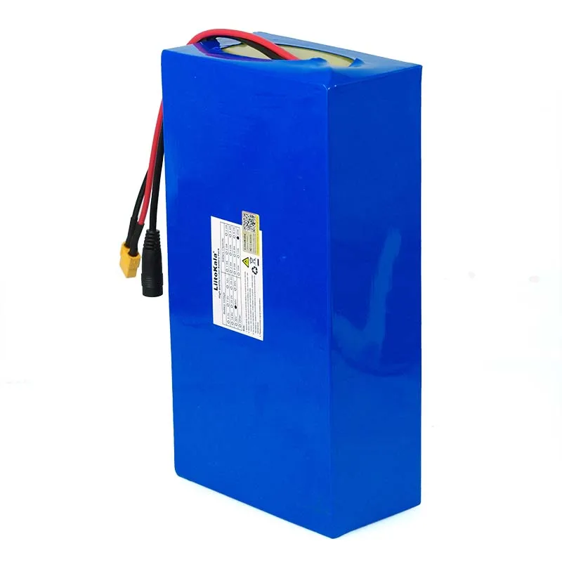 LiitoKala 48V 20ah 13s6p 18650 Lithium Battery Pack 48V 20AH 2000W electric bicycle battery Built in 50A BMS XT60 plug