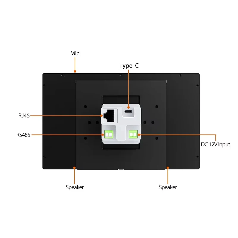 New 8 Inch in Wall Smart Home Control Panel Wall Mounted Touch Screen Controller POE Tablet Embedded Installation