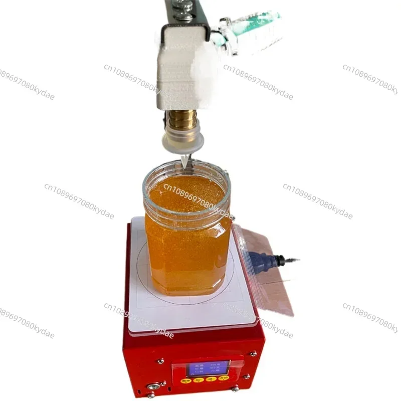 Commercial Paste Honey Filling Machine Gear Pump Weighing Type Viscous Liquid Automatic Filler 3kg 5kg