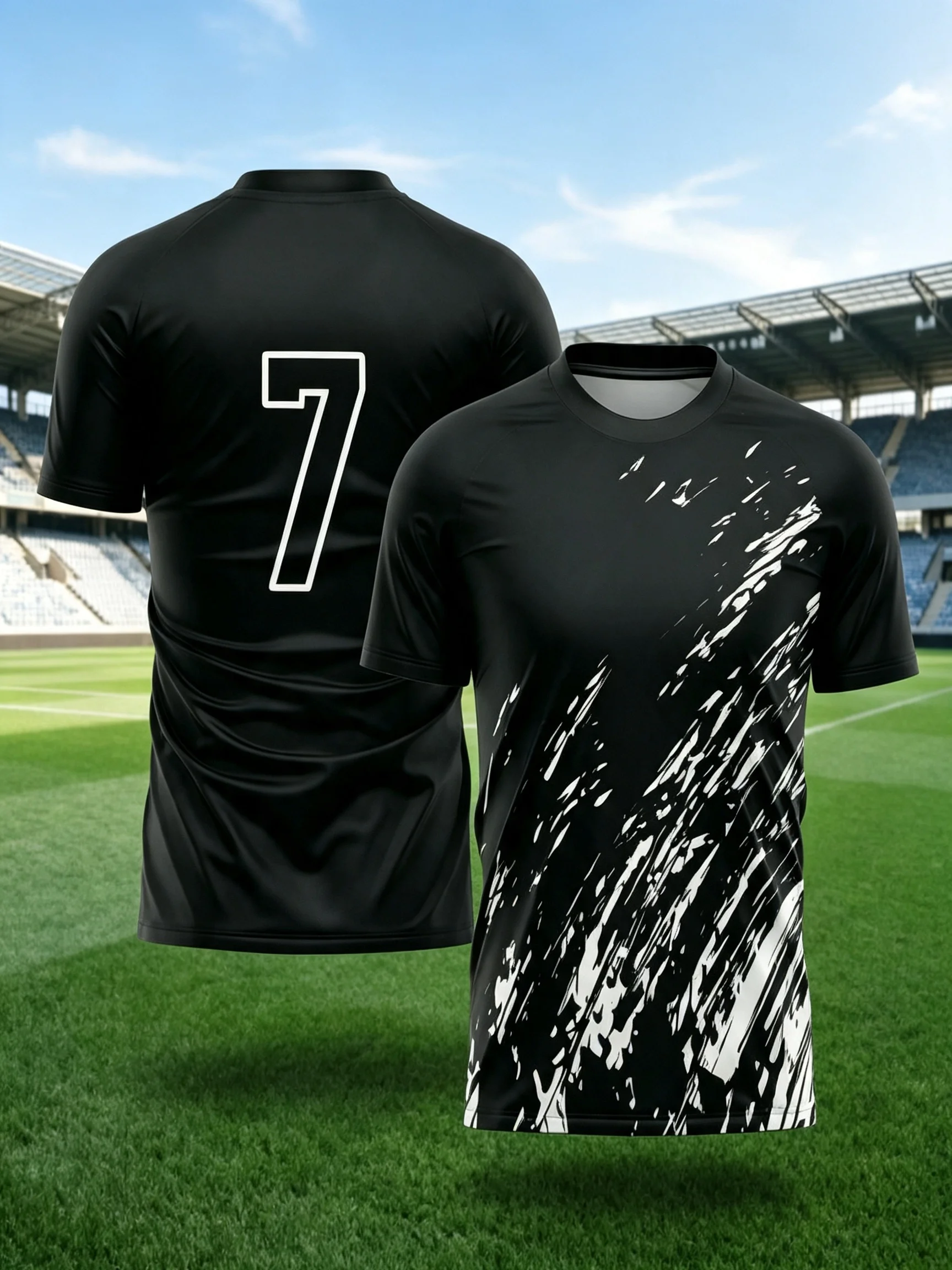 Men Breathable Sport Jersey Short Sleeve Polyester Basic Athletic Top For Men Sports Occasions