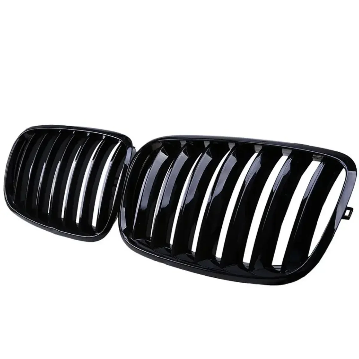 Glänzend schwarze Auto-Frontstoßstangenhaube, Nieren-Sportgrills, Gitter für BMW E70 E71 X5 X6 2007–2013 51137157687   Renngrill