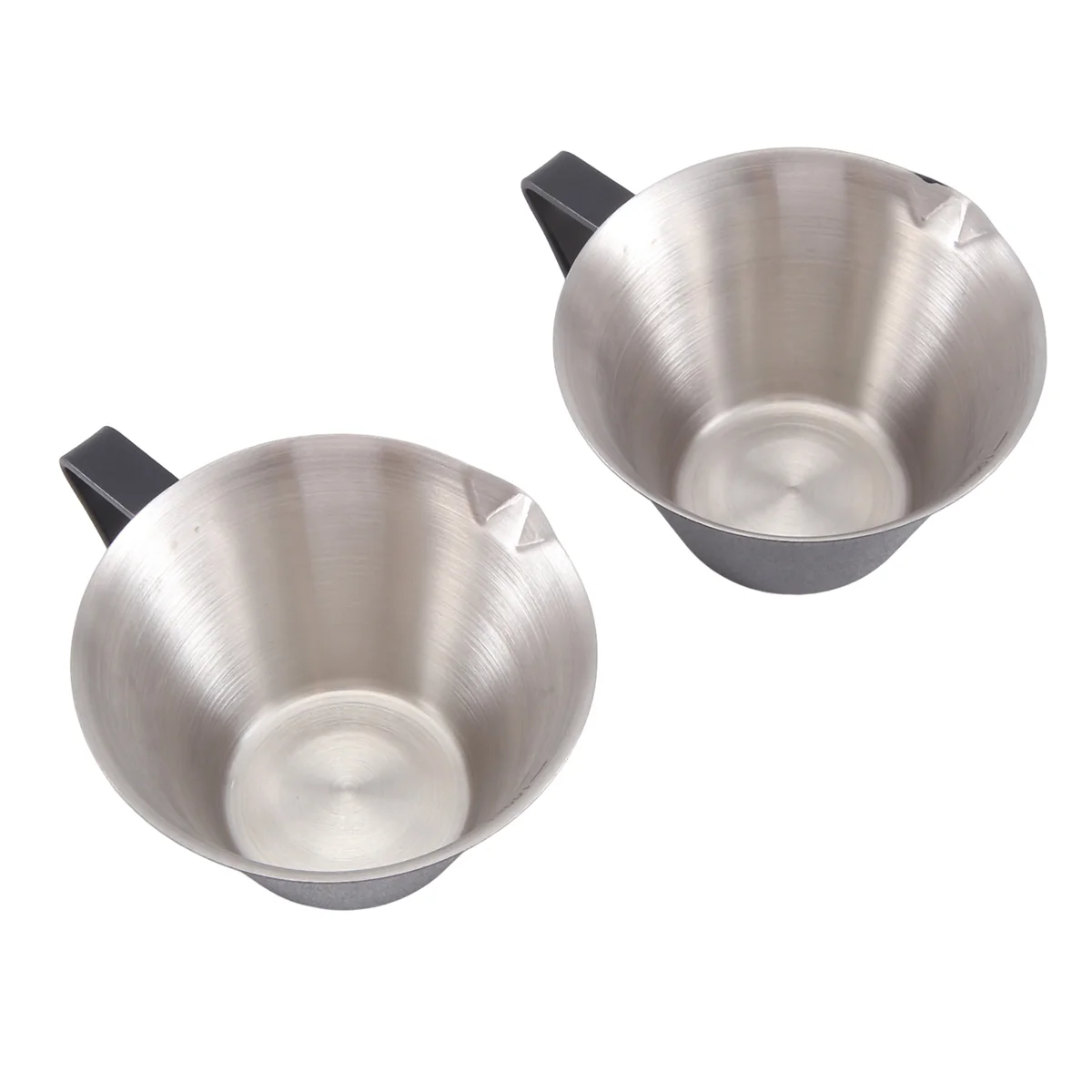 

2 Pcs Espresso Measuring Cup with Handle Stainless Steel Coffee Shot Coffee Pouring Cup Home Kitchen Accessories