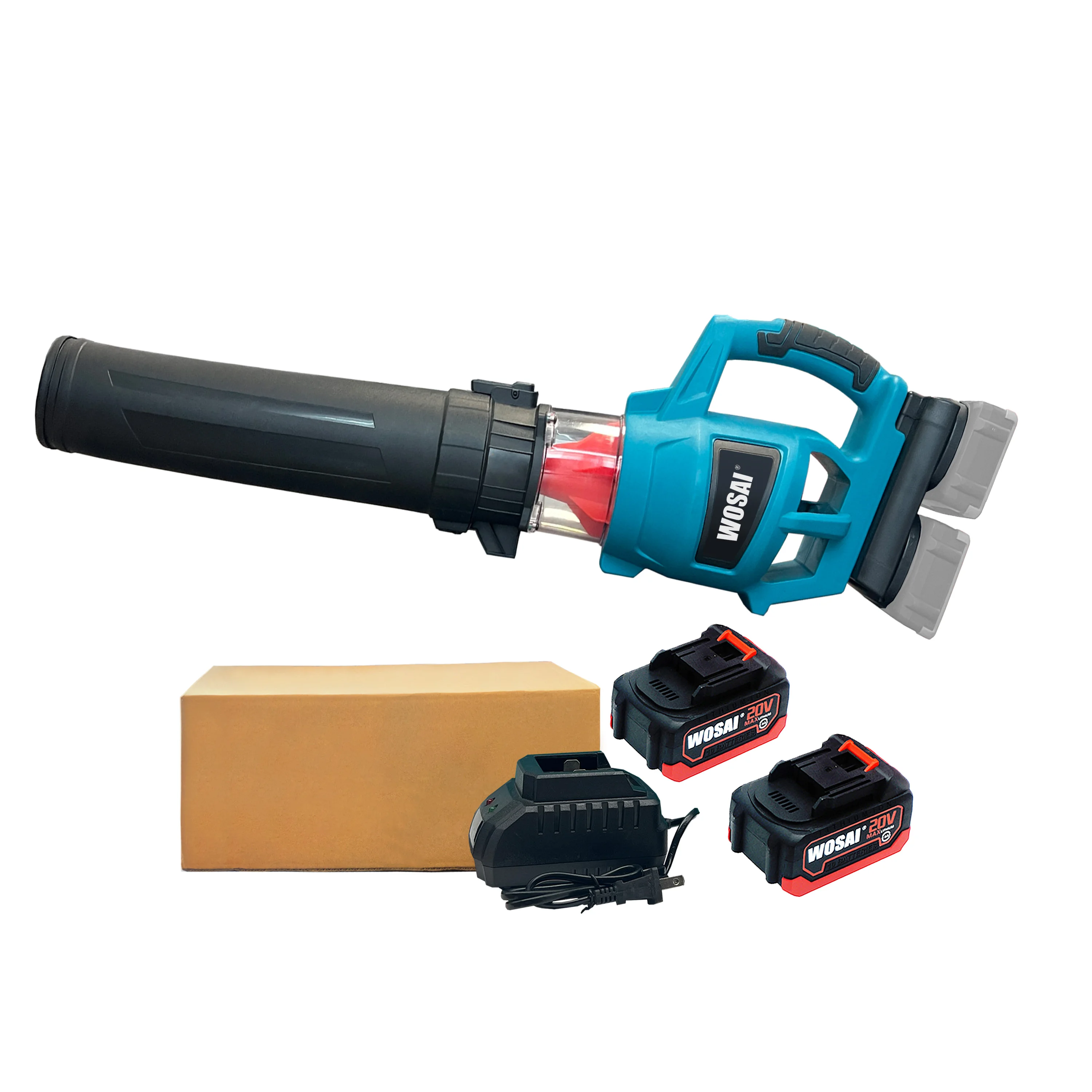 WOSAI Легкая ручная тихая воздуходувка для листьев Электрическая воздуходувка