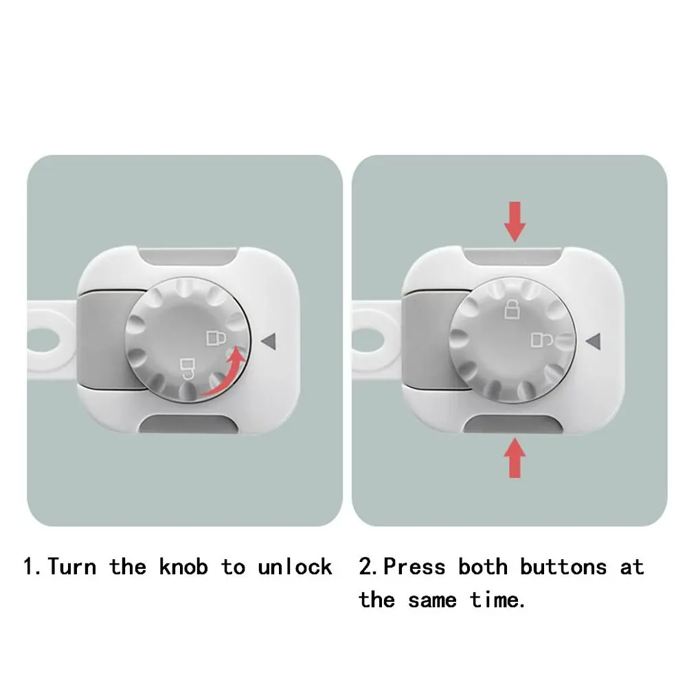 Zabezpieczenie przed klipsem dla dzieci Drzwi do szafki Maluch Blokada szuflady Wielofunkcyjna blokada bezpieczeństwa dla dzieci Ochrona materiałów zabezpieczających