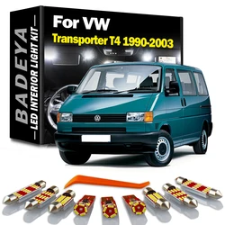 BADEYA 14Pcs Canbus For VW Volkswagen Transporter T4 1990- 2002 2003 LED Interior Reading Trunk Door Light Kit Car Accessories