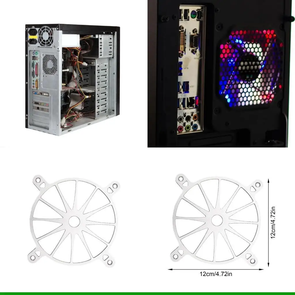 U55C Reusable Dust Guard for Computer Fan Aluminum Protective Guard Easy Maintenance