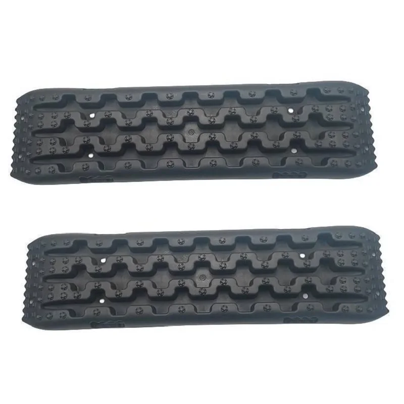 2 قطعة حصيرة الجر في حالات الطوارئ المضادة للانزلاق الطين الجر حصيرة الطين الرمال الجر المساعدة للثلج على الطرق الوعرة