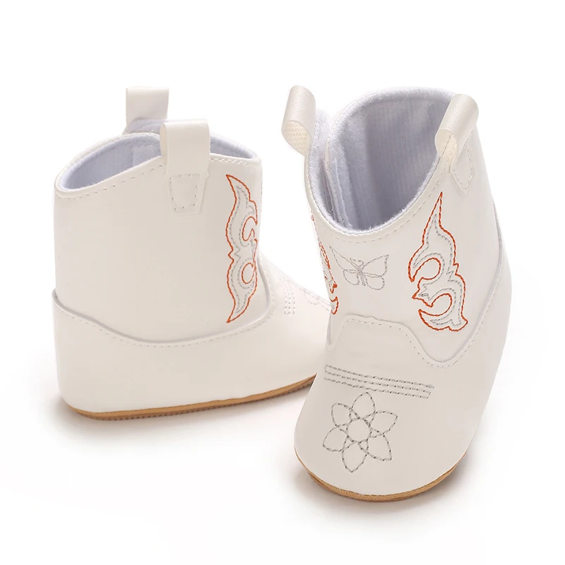 Modische und beliebte Gummischuhe für Babys, Western-Denim-Mittelsohlenstiefel, warme und rutschfeste Freizeitschuhe für Herbst und Winter – Detail 15