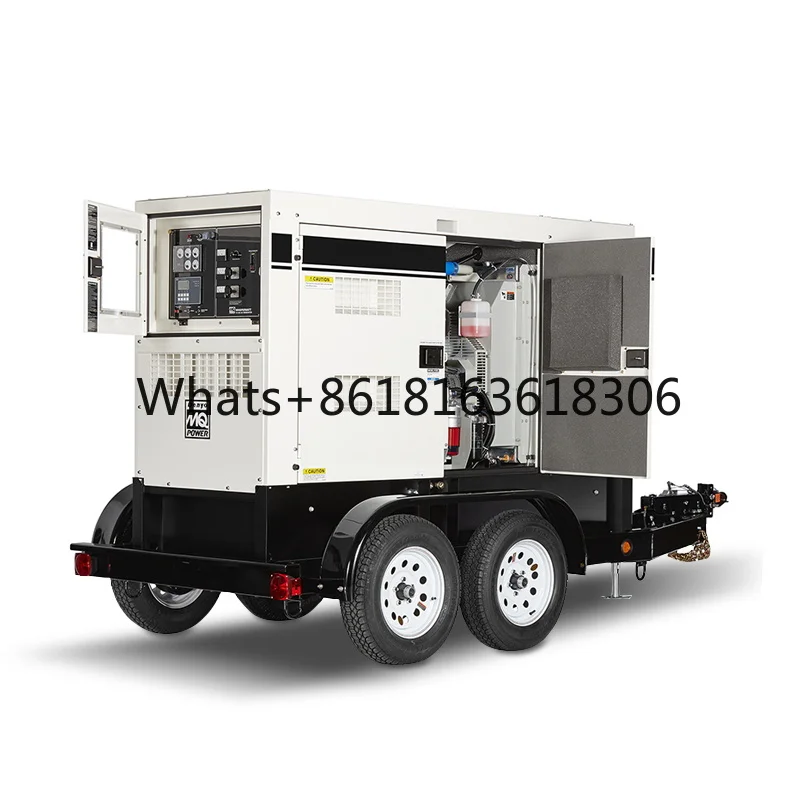 [Towable Mobile Power Station] AC 3 Phase Trailer Type 75 kVA Generator Portable 60kw Generator