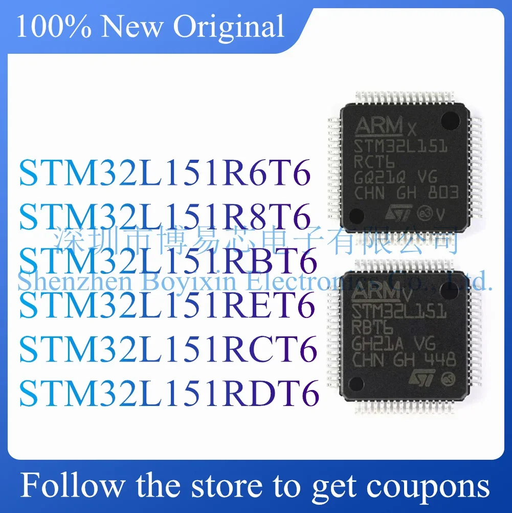 NEW STM32L151R6T6 STM32L151R8T6 STM32L151RBT6 STM32L151RET6 STM32L151RCT6 STM32L151RDT6 Original Product