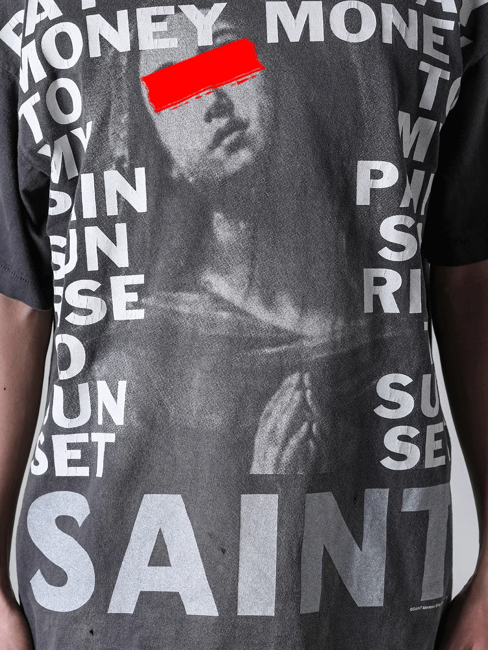 

Saint Mxxxxxx Pay Money to My Pain 24SS SRTO Waed ort Sve T-irt Pure Cotton Stand Fit Youth Faion Summer Wear
