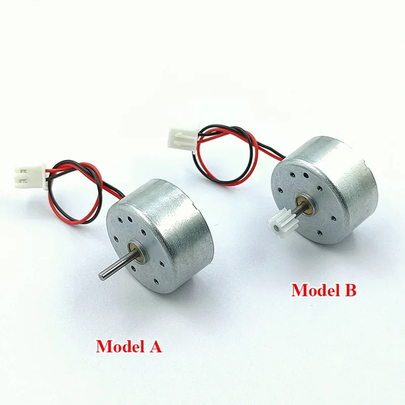 RK-300C Mini 300 Motor 24mm Round Spindle Low Current DIY Solar Power Fan DC 5V 6V 9V 12V 6500RPM for Hobby Toy Model